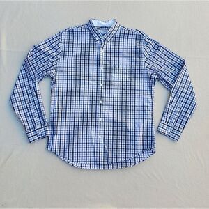 Express plaid long sleeve button down casual shirt